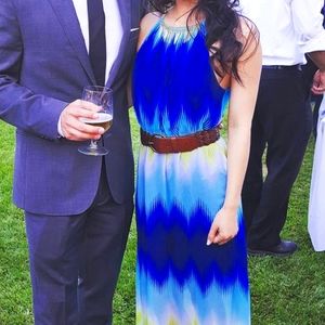 Colorful maxi summer dress